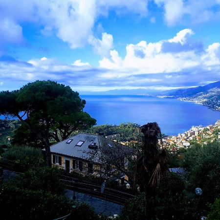 Casaviva - Bilo With Seaview And Parking In Camogli Apartment Bagian luar foto