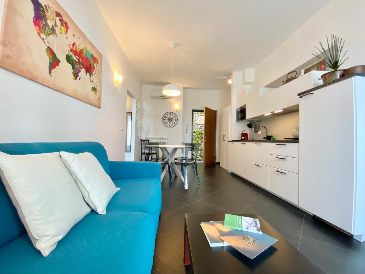 Casaviva - Bilo With Seaview And Parking In Camogli Apartment Bagian luar foto